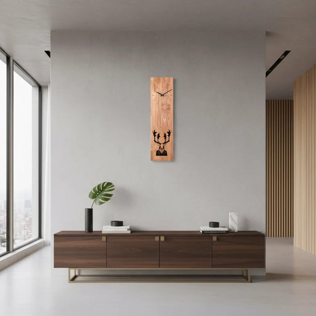 Horloge Murale Bambou