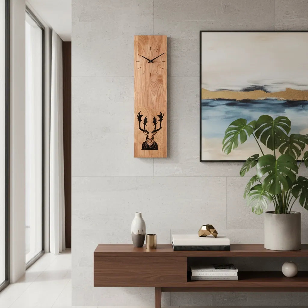 Horloge Murale Bambou