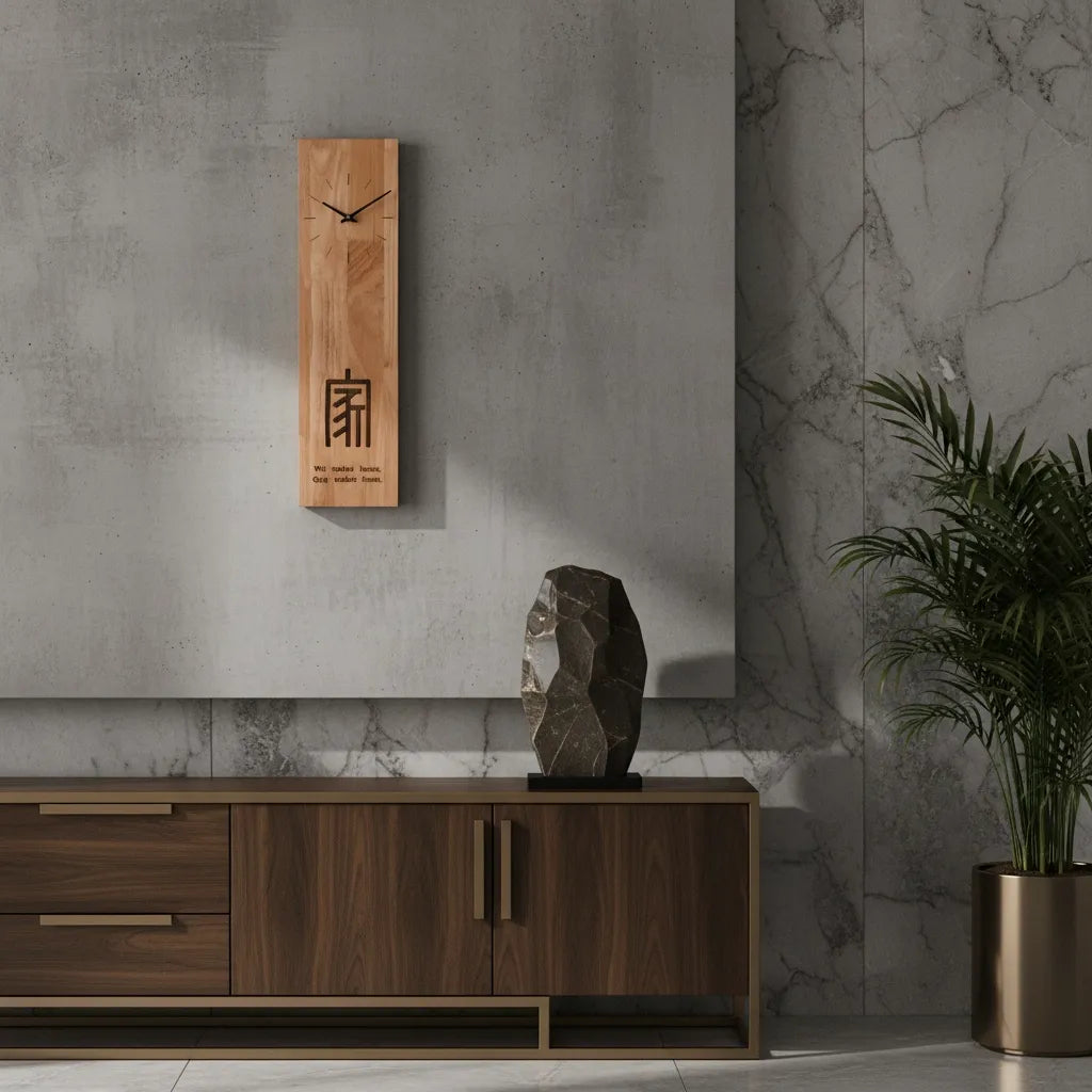 Horloge Murale Bambou