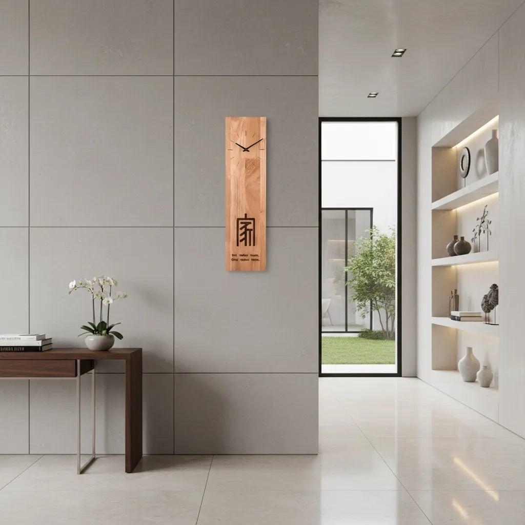 Horloge Murale Bambou