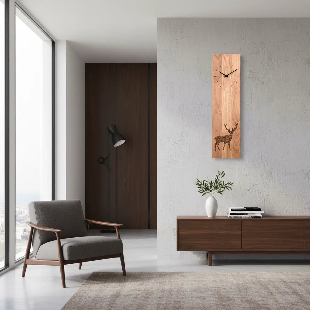 Horloge Murale Bambou