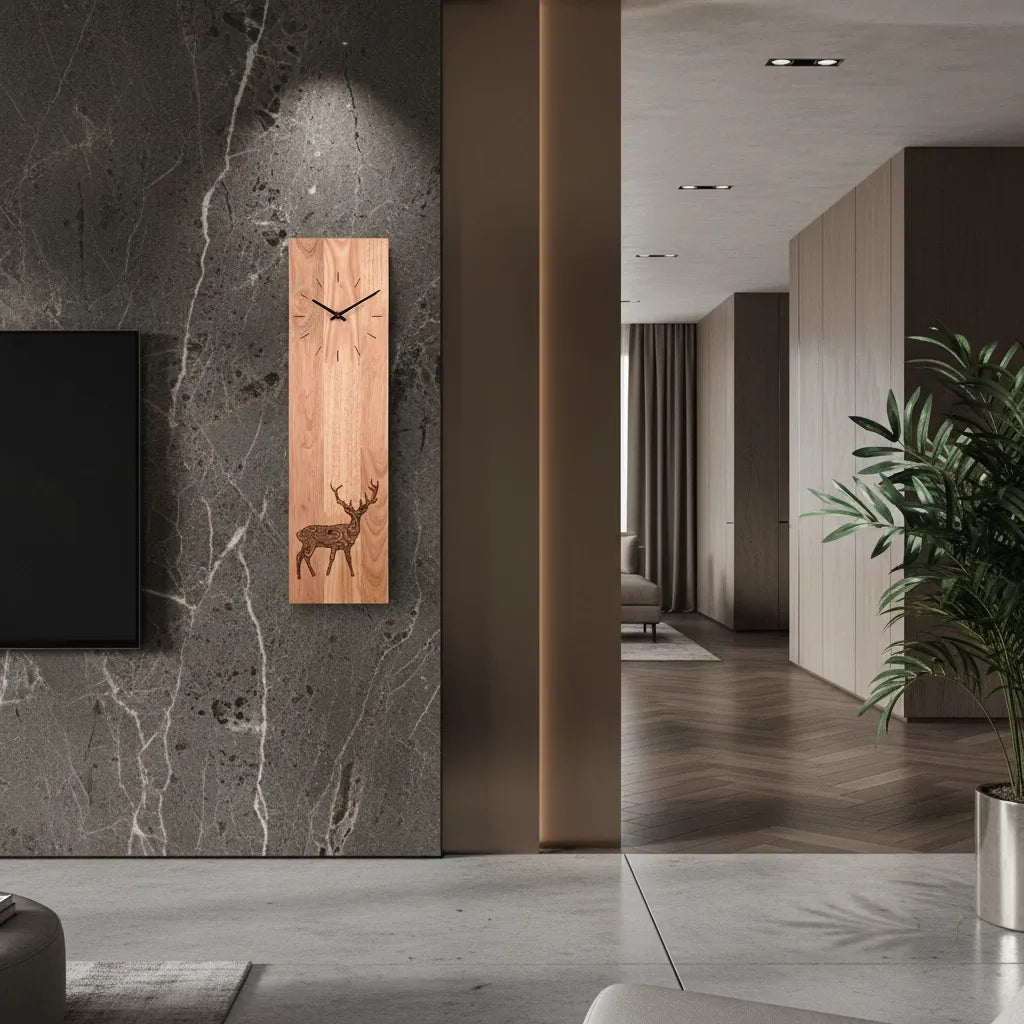 Horloge Murale Bambou