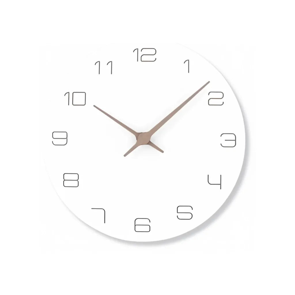 Horloge Murale Bois Blanc