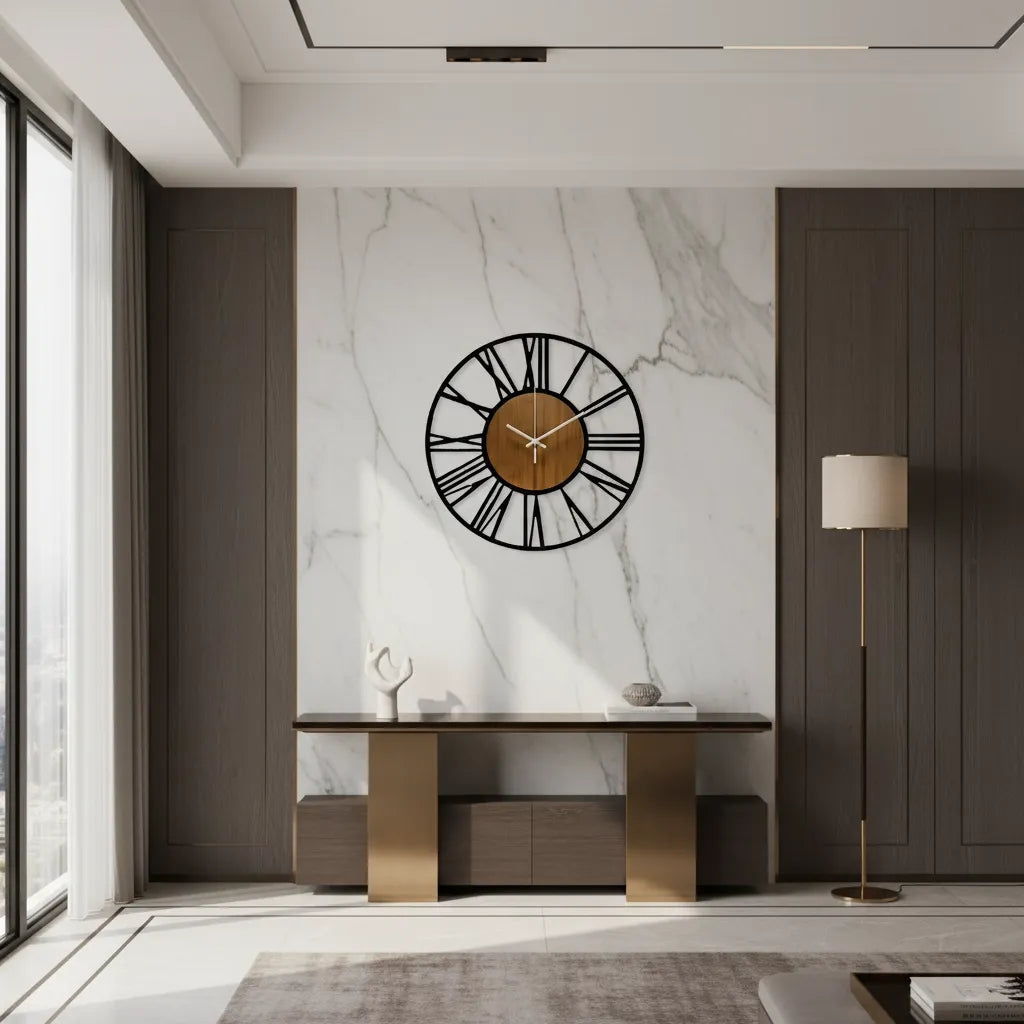 Horloge Murale Bois Scandinave