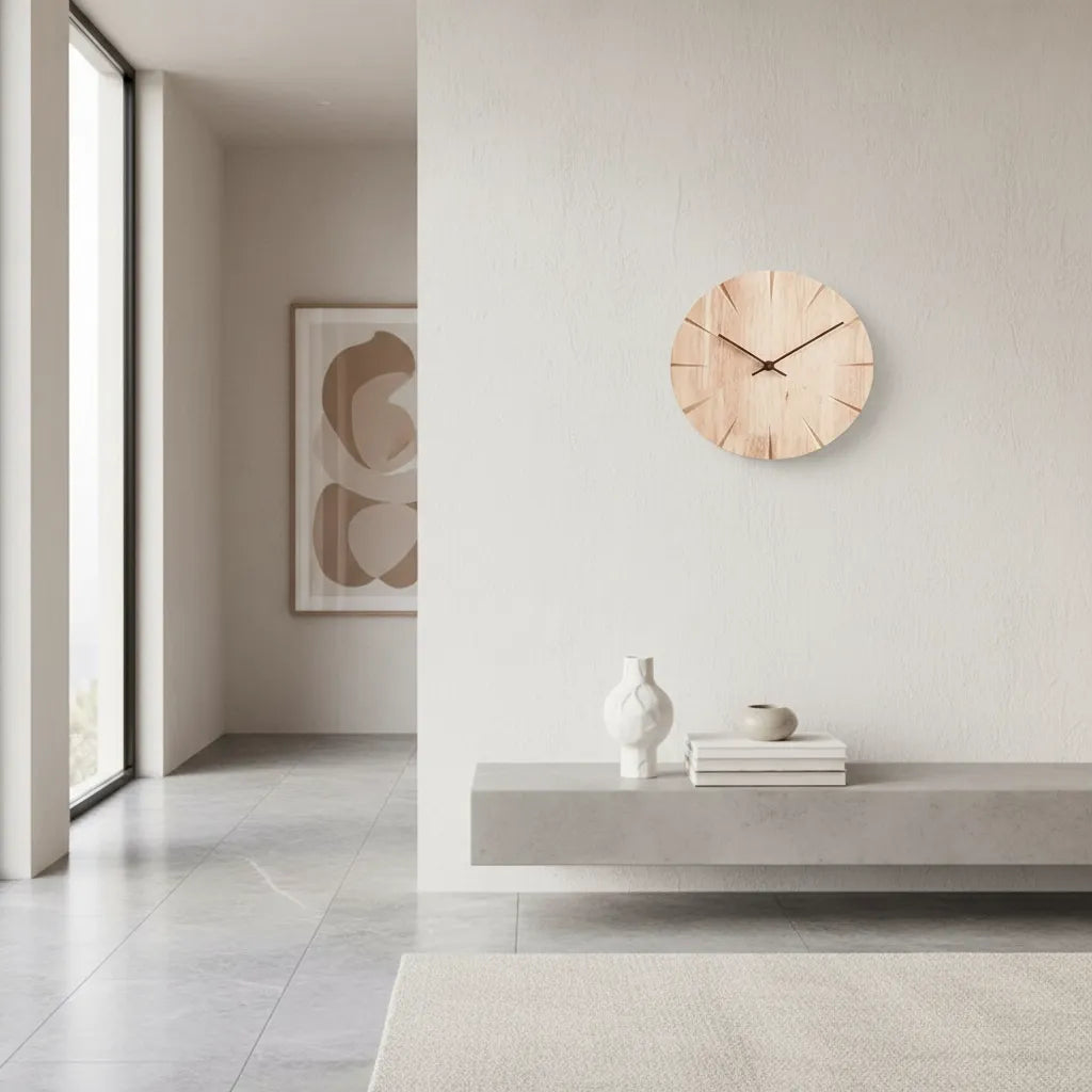 Horloge Murale Bois Sculpté
