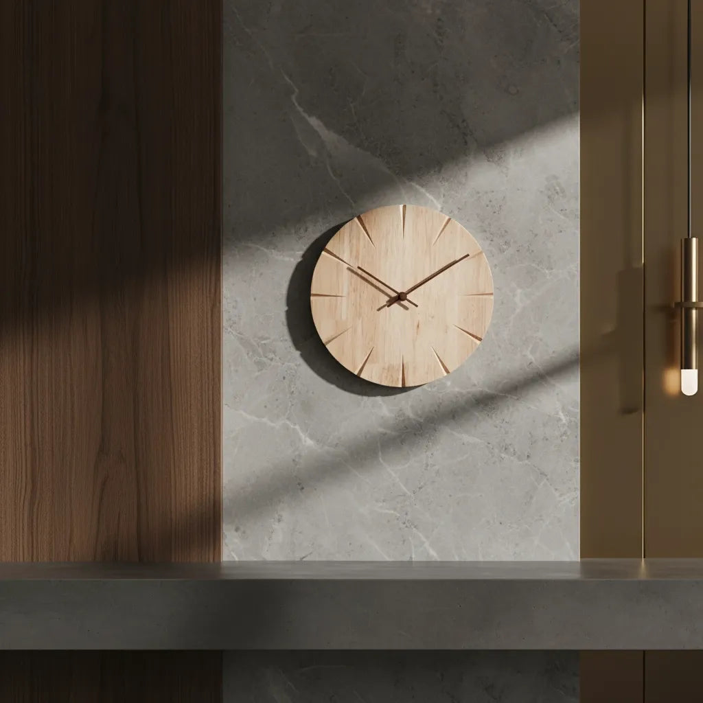 Horloge Murale Bois Sculpté