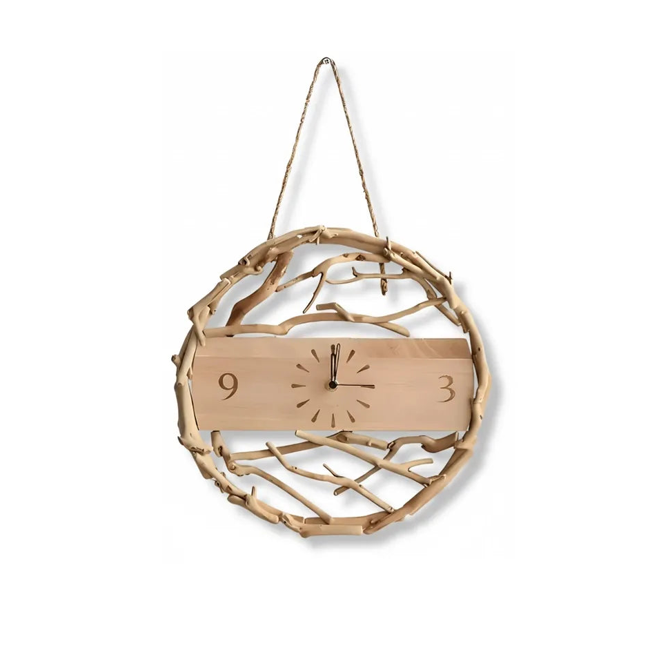 Horloge Murale Branches Naturelles