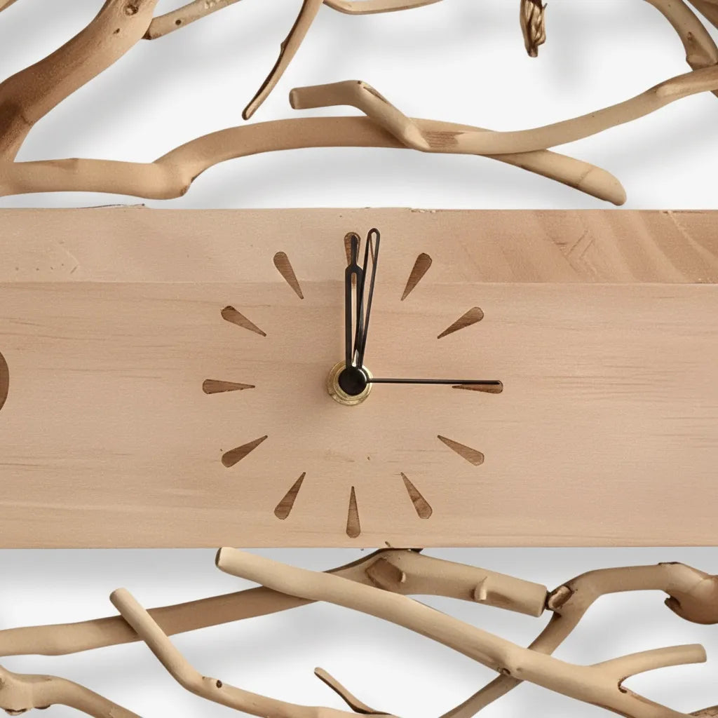 Horloge Murale Branches Naturelles