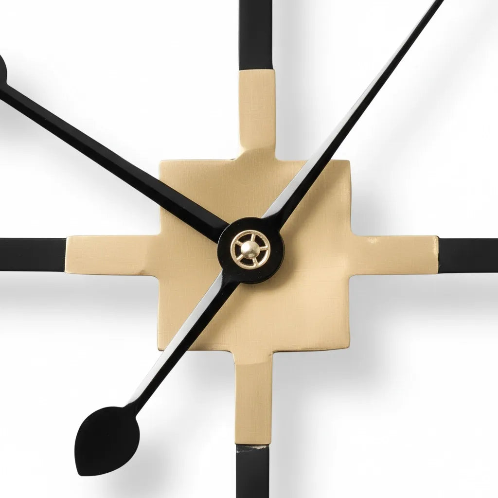 Horloge Murale Carrée Design Minimaliste