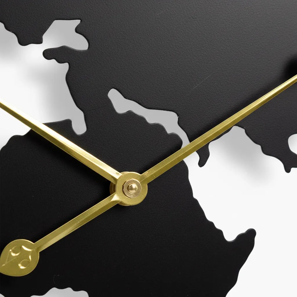 Horloge murale Carte du monde