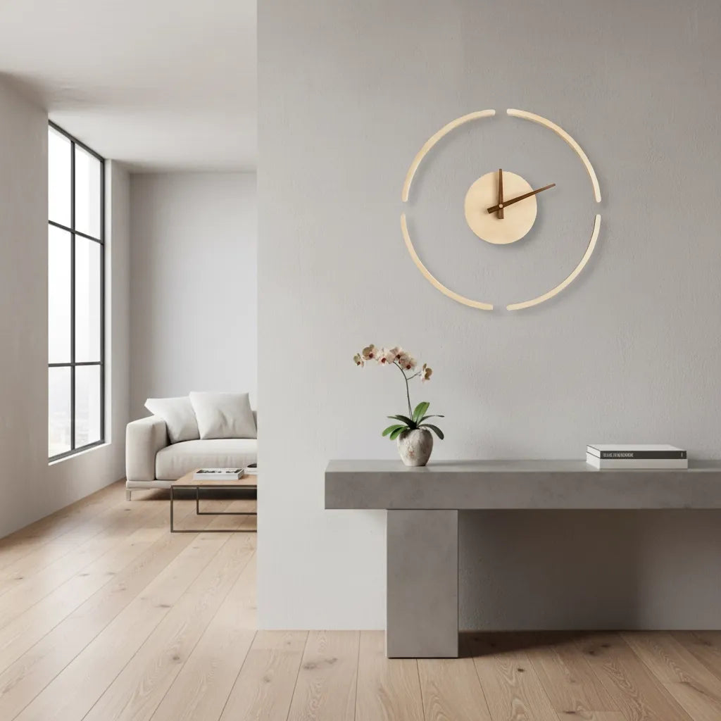 Horloge Murale Cercle Minimaliste