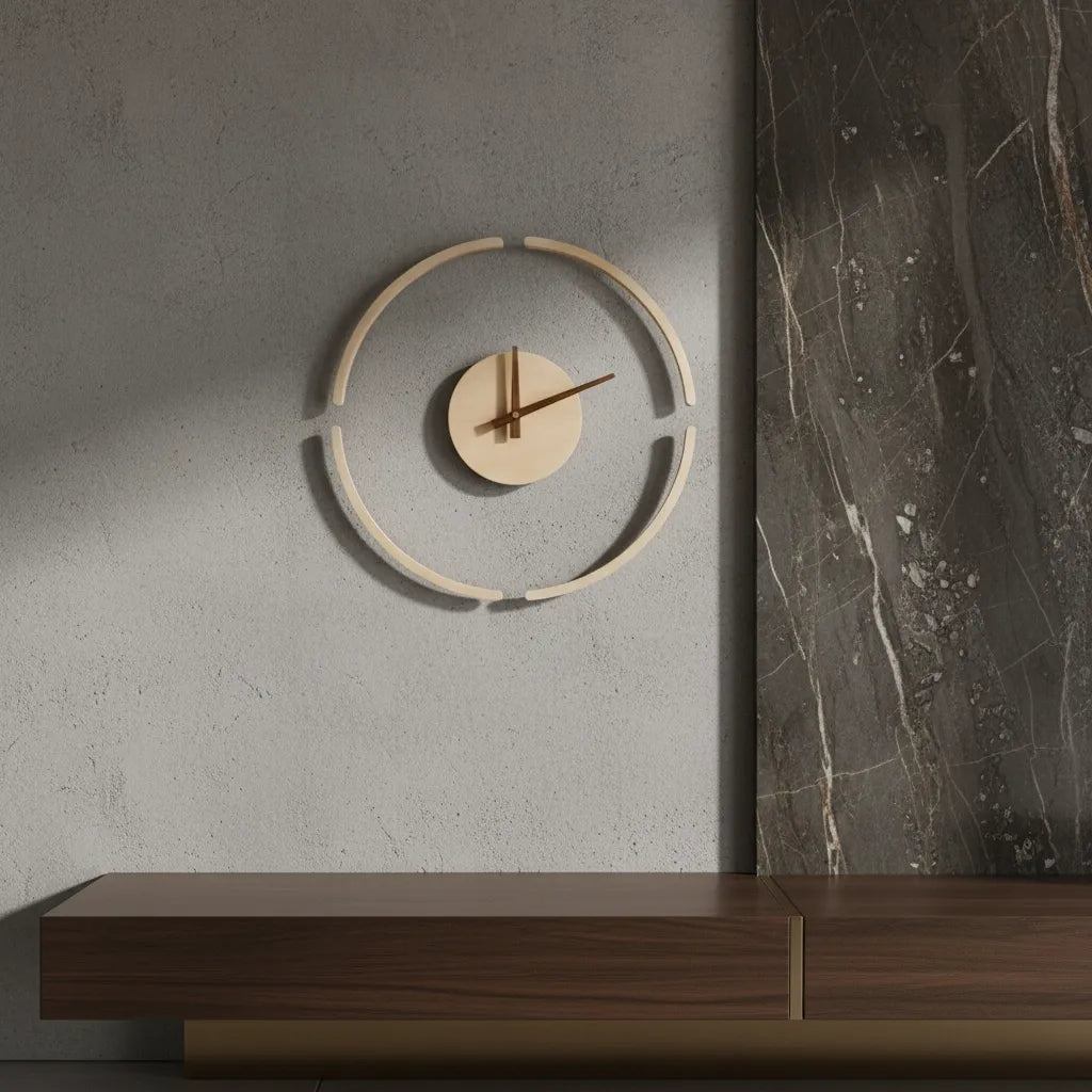 Horloge Murale Cercle Minimaliste
