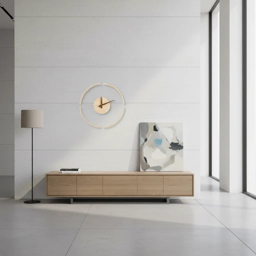 Horloge Murale Cercle Minimaliste