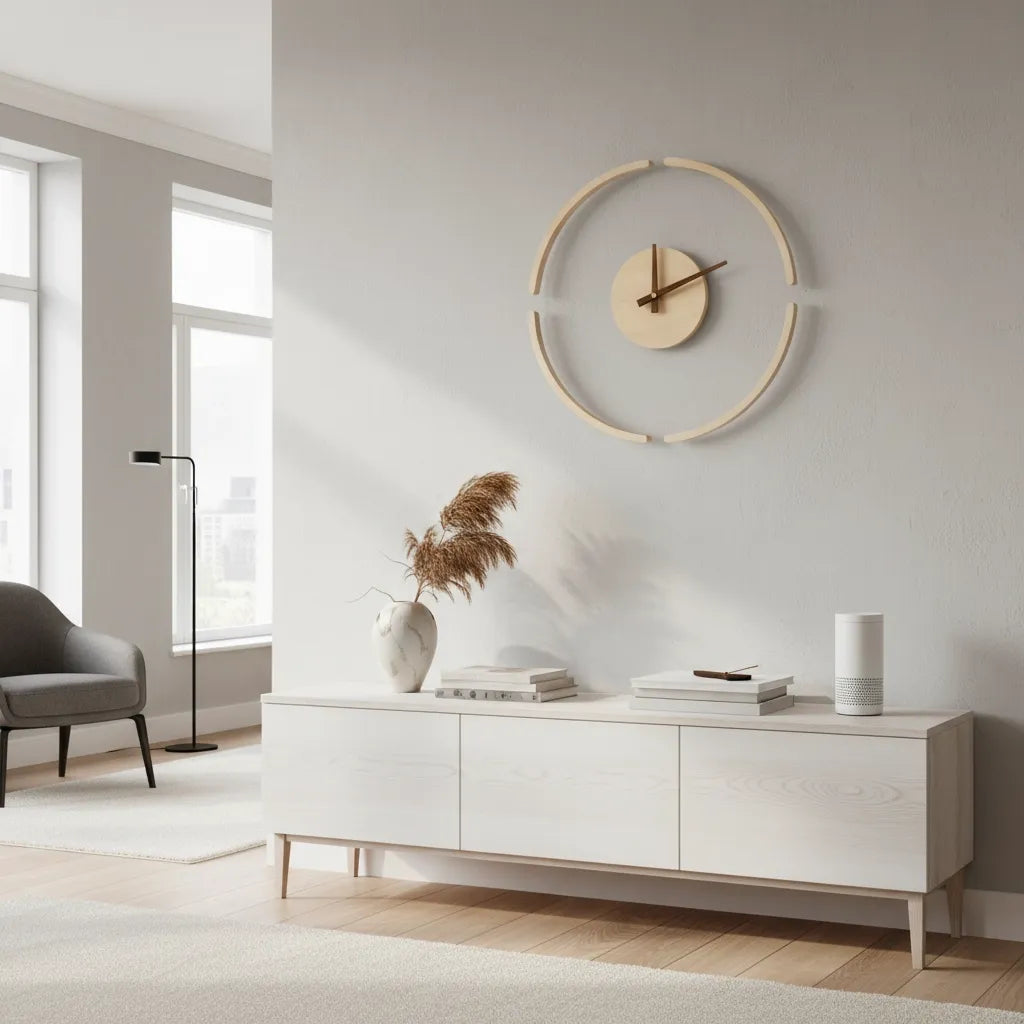 Horloge Murale Cercle Minimaliste