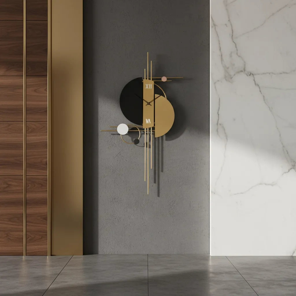 Horloge Murale Contemporaine Luxe