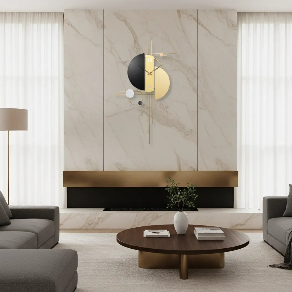 Horloge Murale Contemporaine Luxe