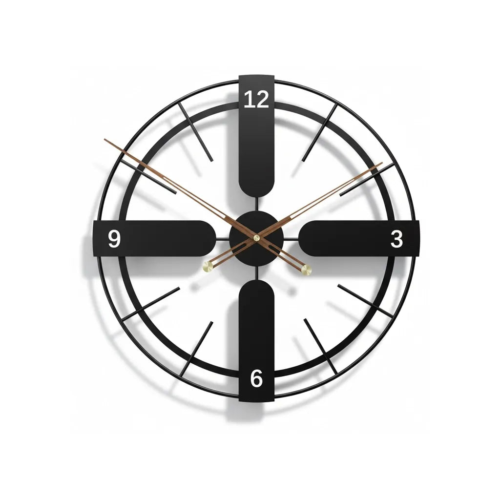 Horloge Murale Design Croisé
