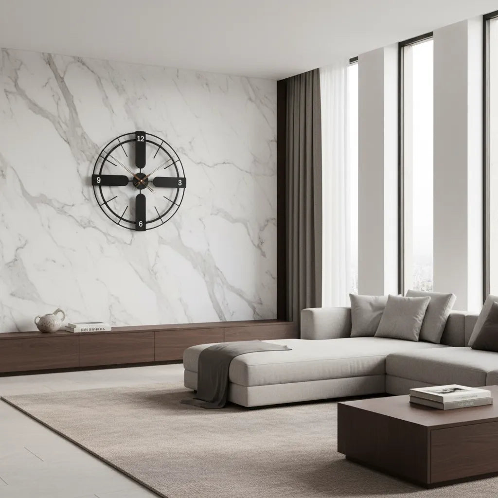 Horloge Murale Design Croisé