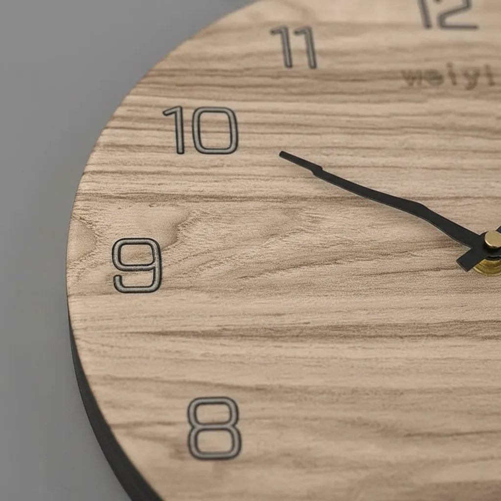 Horloge Murale Design Effet Marbre