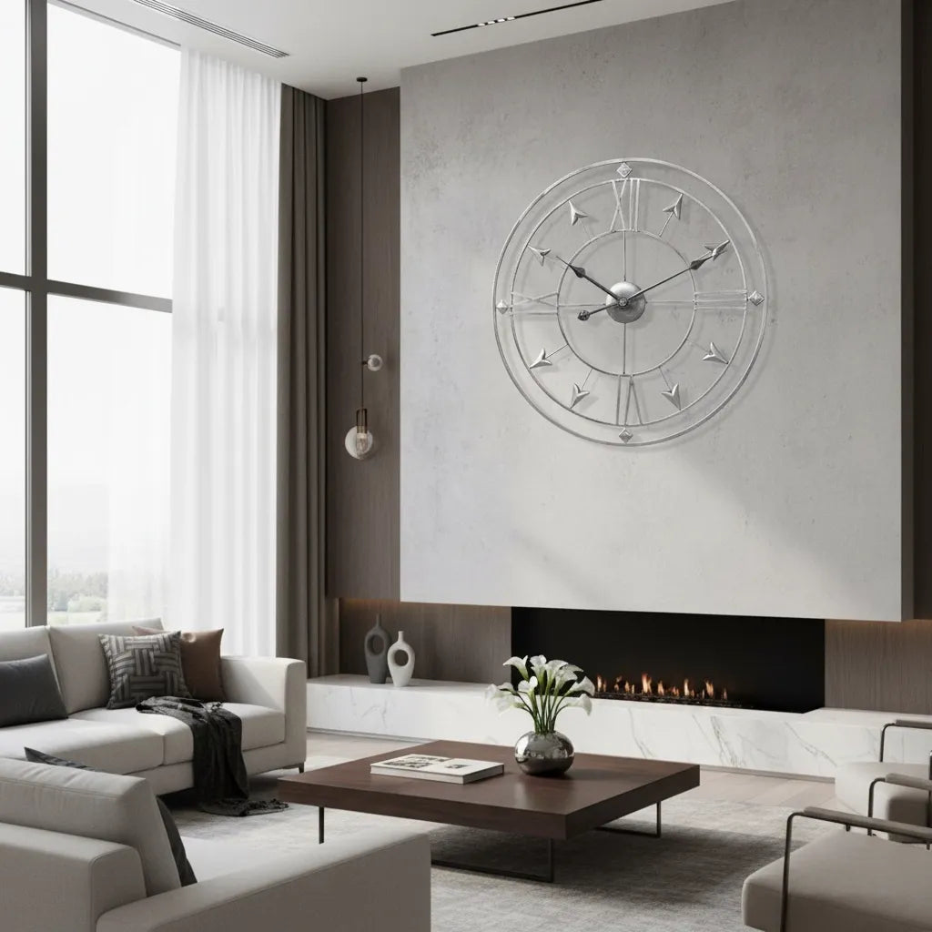 Horloge Murale Design en Métal