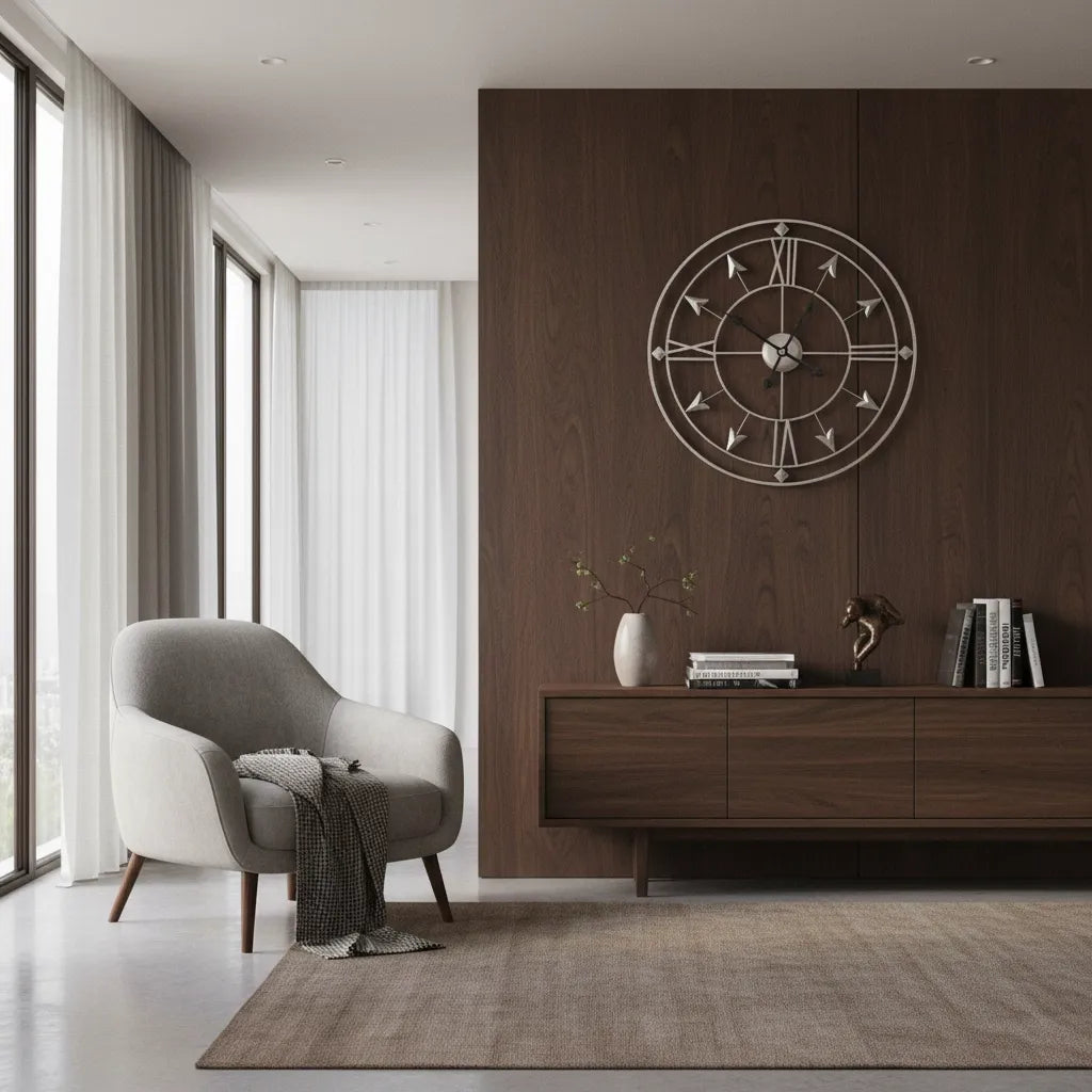 Horloge Murale Design en Métal