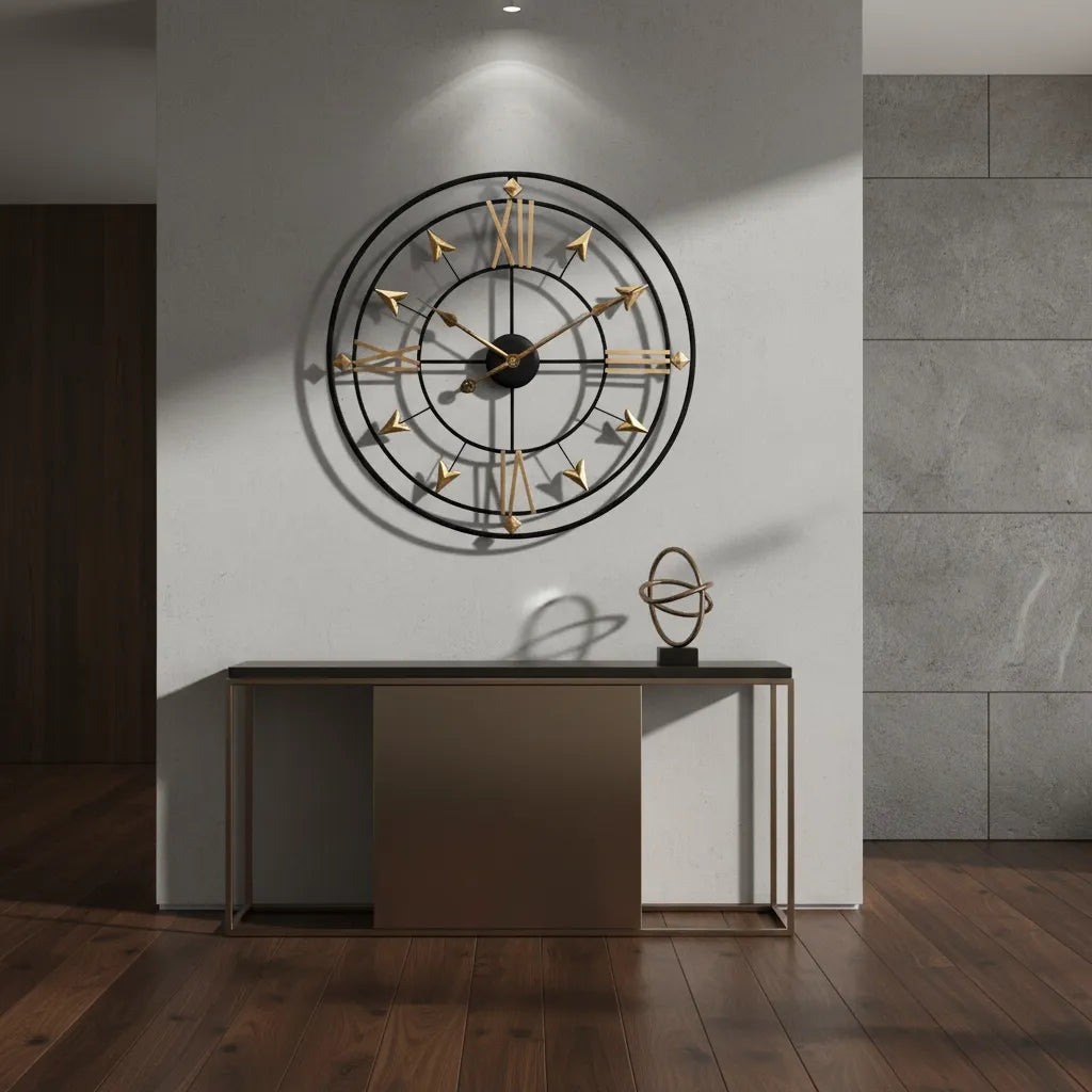 Horloge Murale Design en Métal