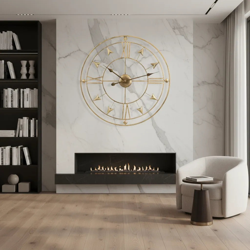 Horloge Murale Design en Métal