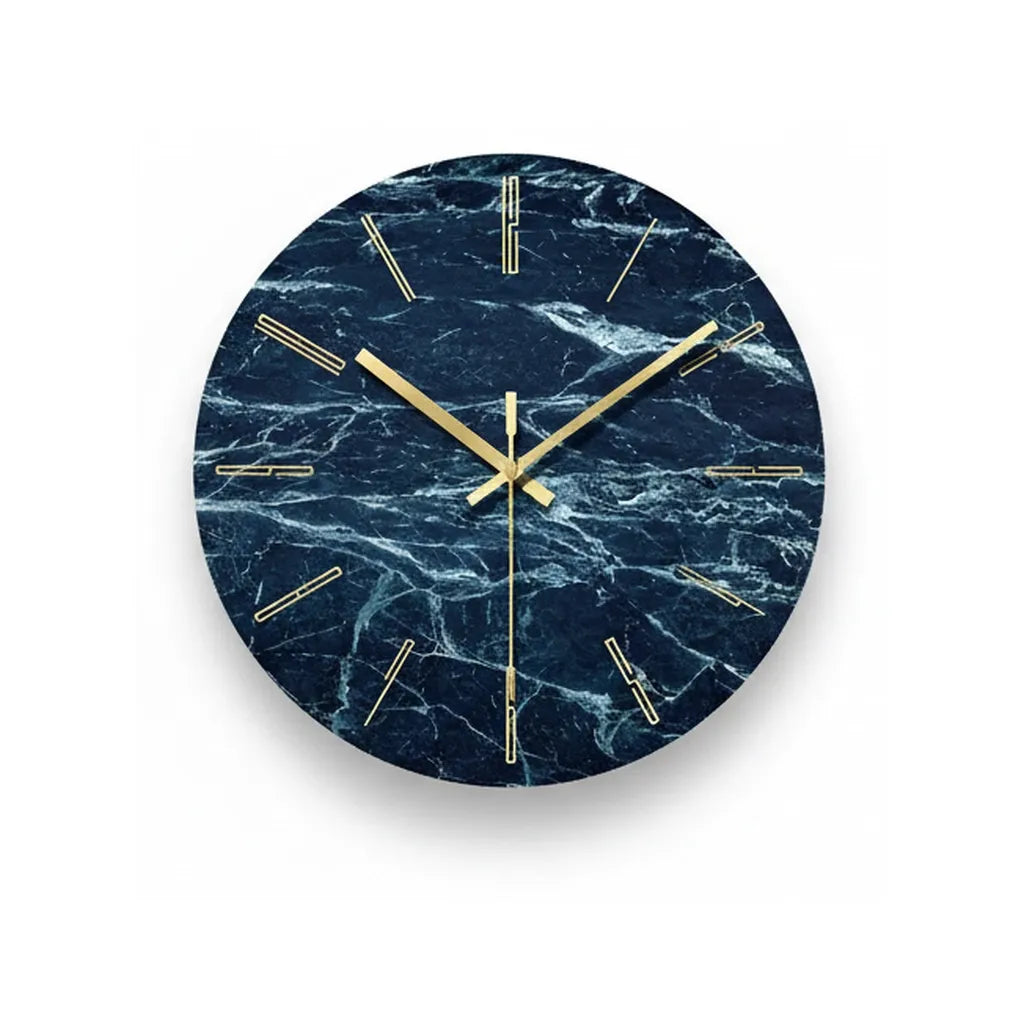 horloge murale design en verre