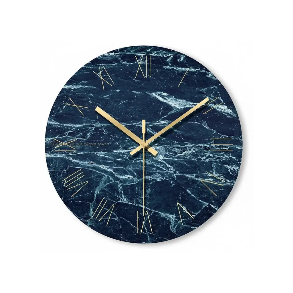 horloge murale design en verre