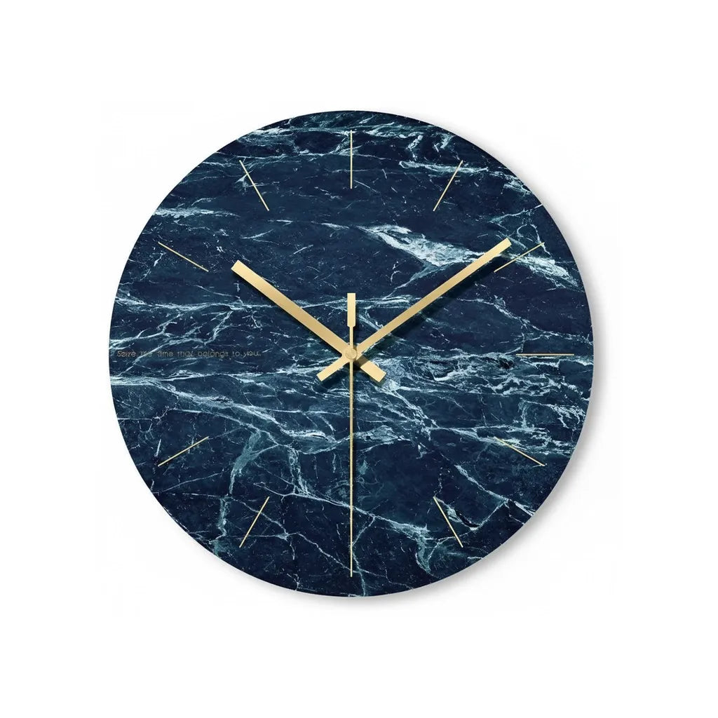 horloge murale design en verre