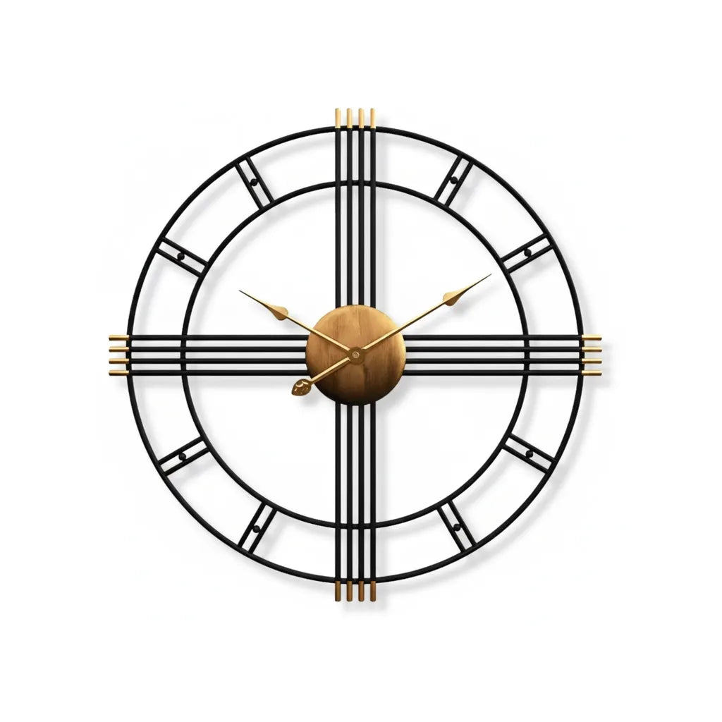 Horloge Murale Design Industrielle