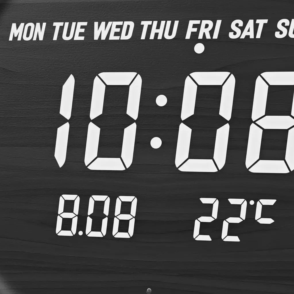 Horloge Murale Design Led