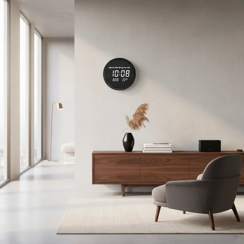 Horloge Murale Design Led