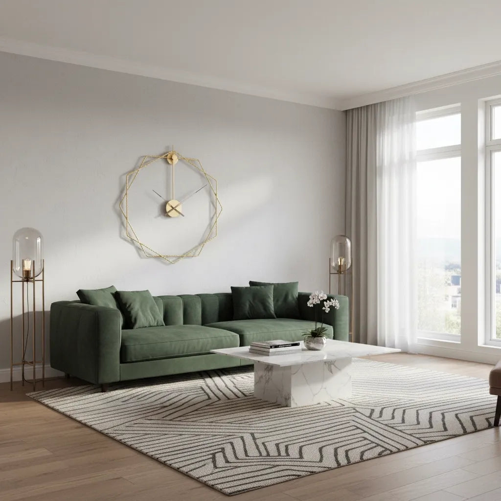 Horloge Murale Design Octogone