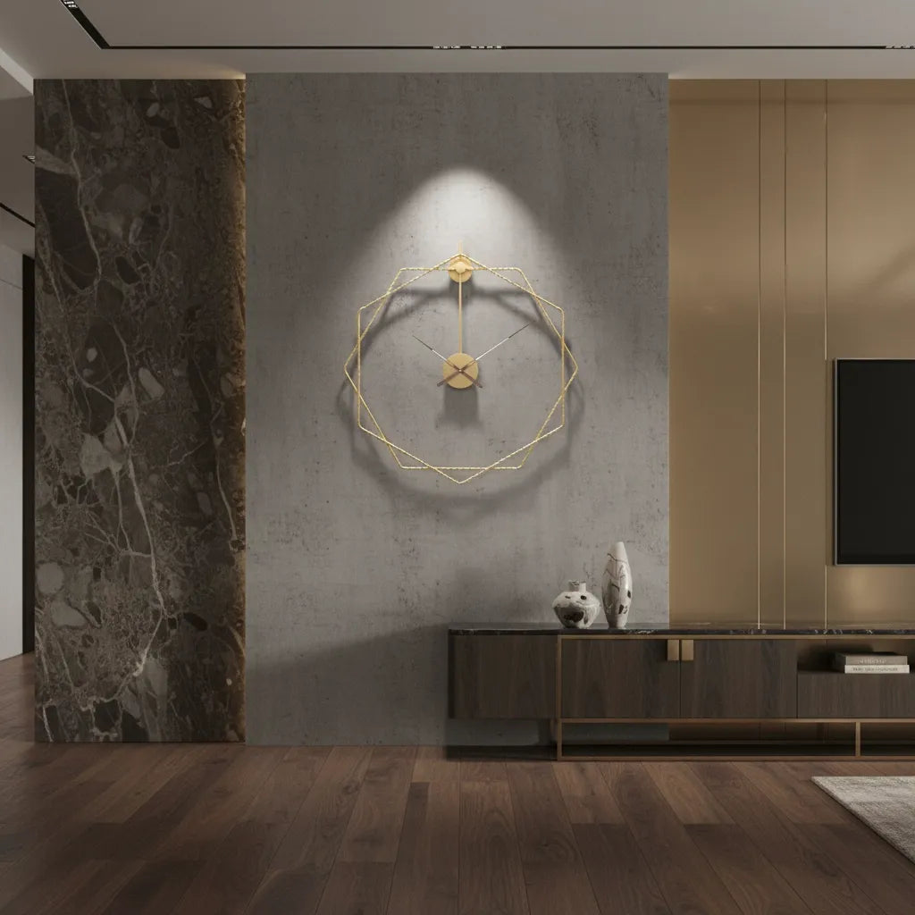 Horloge Murale Design Octogone