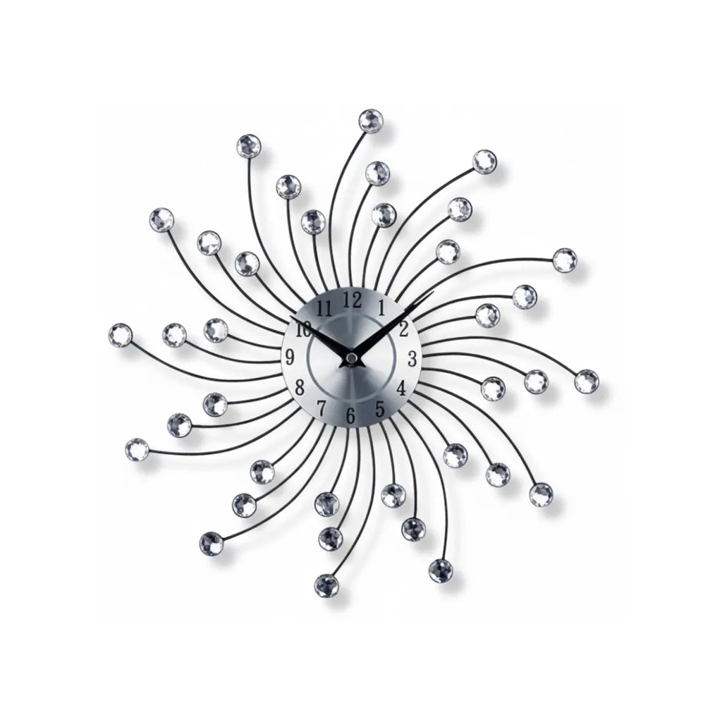 Horloge Murale Étoiles de Diamants