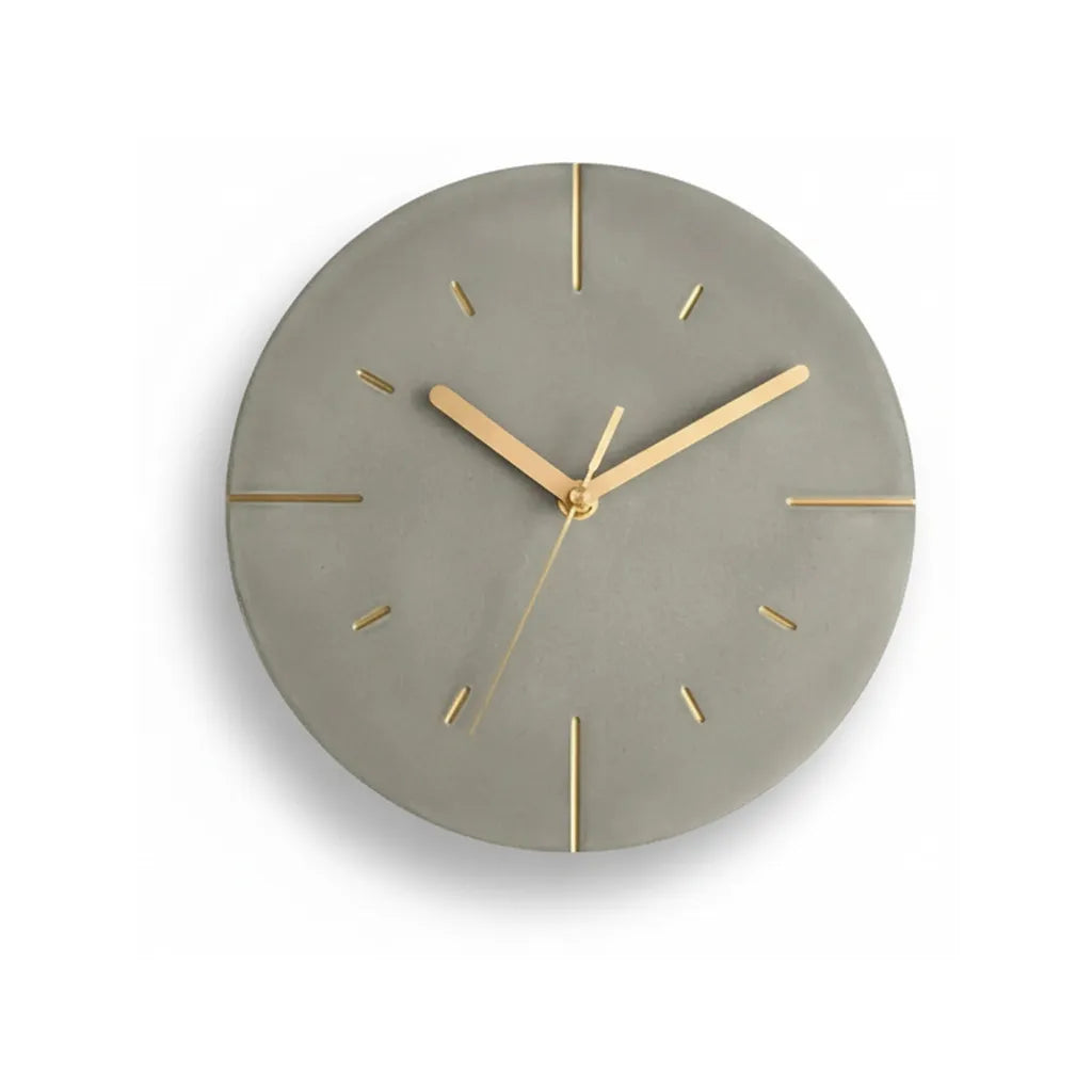 Horloge Murale Imitation Ciment