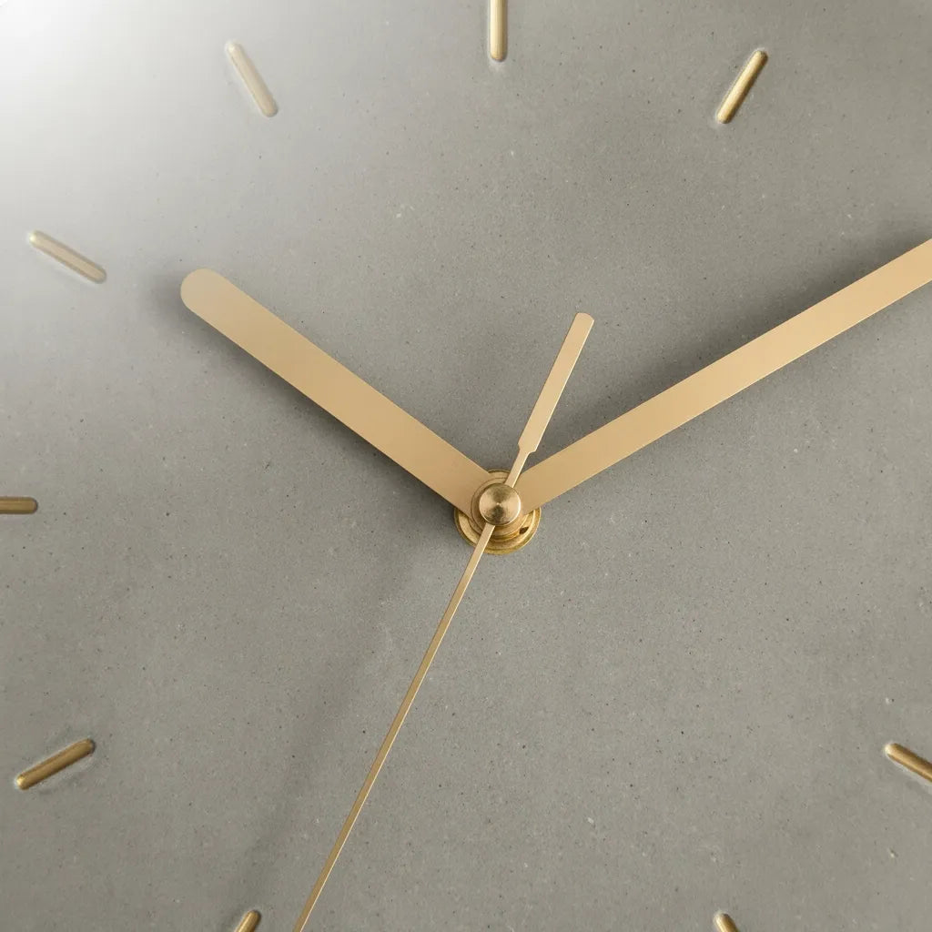Horloge Murale Imitation Ciment
