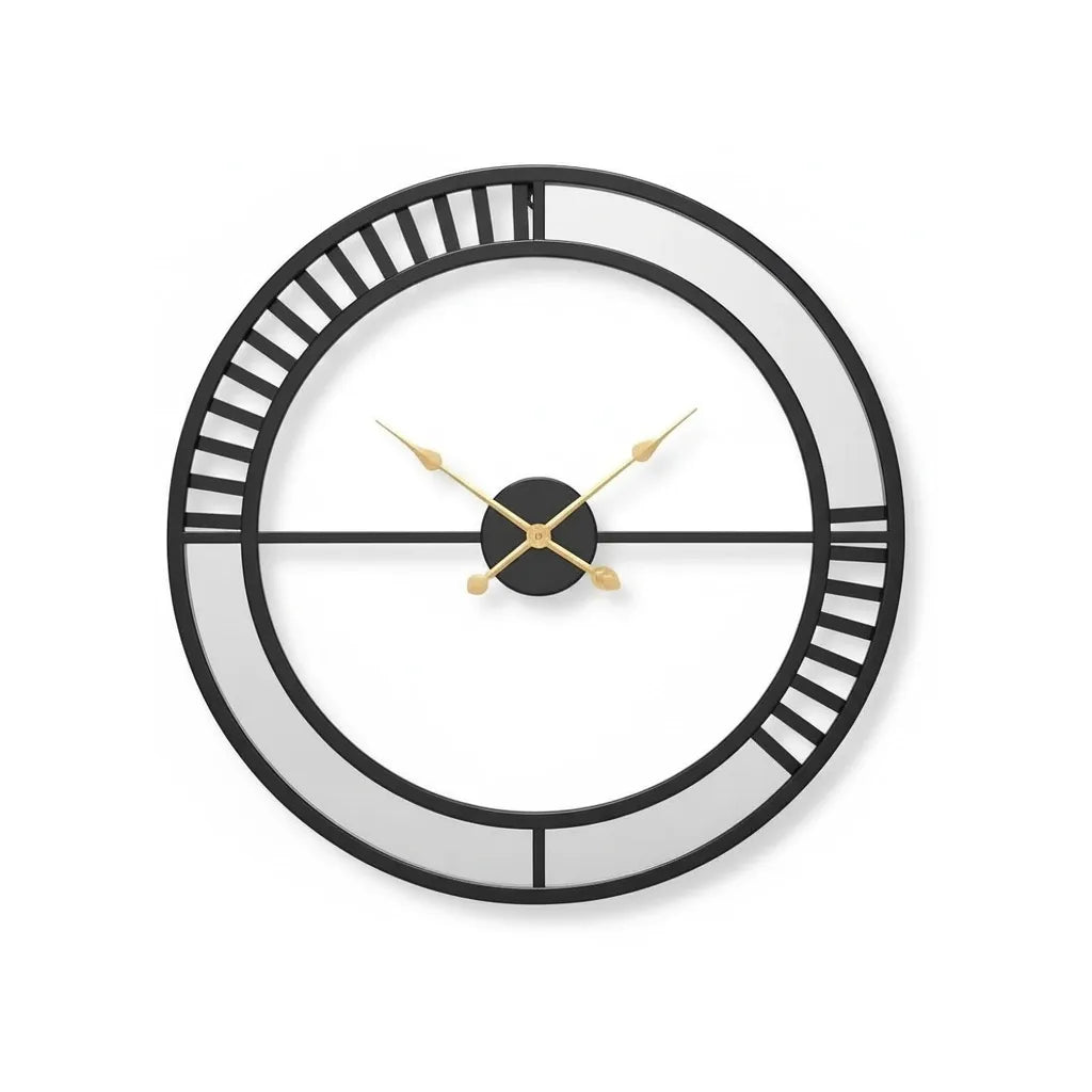 Horloge Murale Industrielle Loft