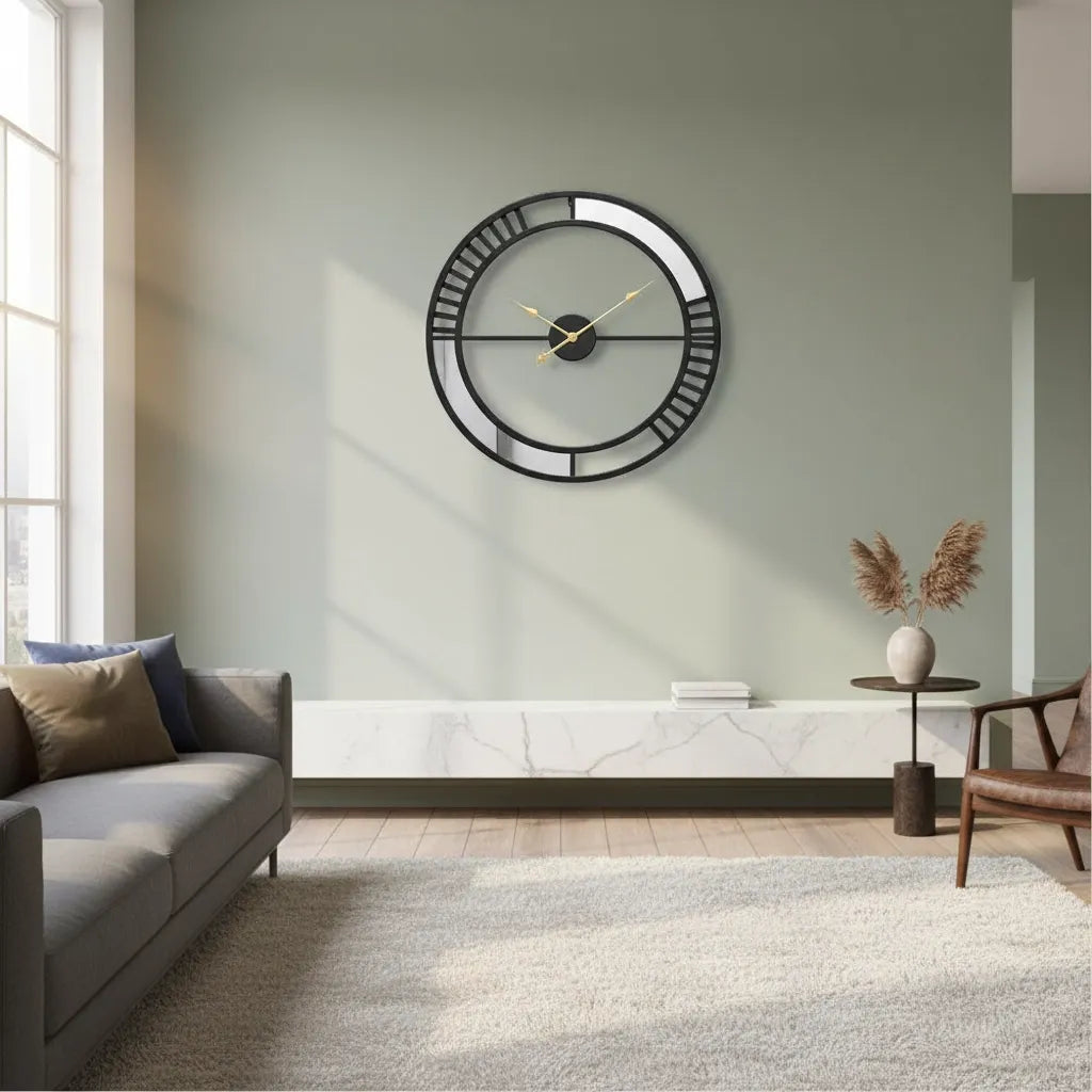 Horloge Murale Industrielle Loft