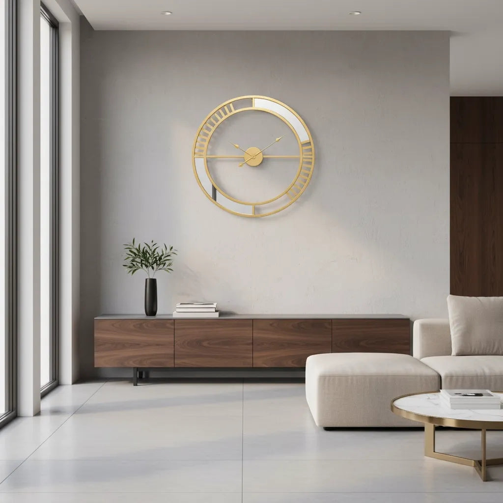 Horloge Murale Industrielle Loft