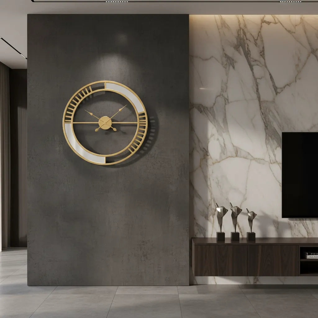 Horloge Murale Industrielle Loft