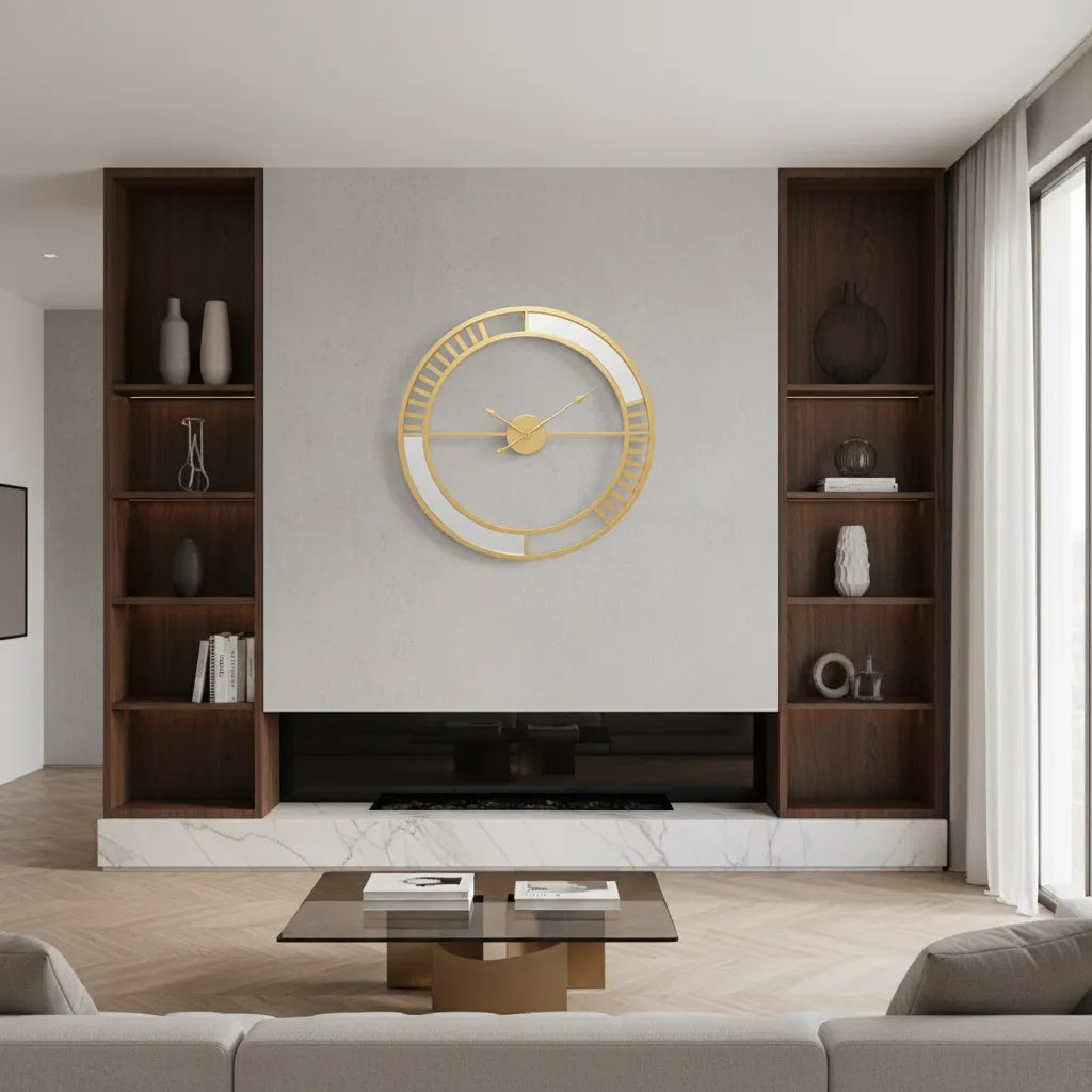 Horloge Murale Industrielle Loft