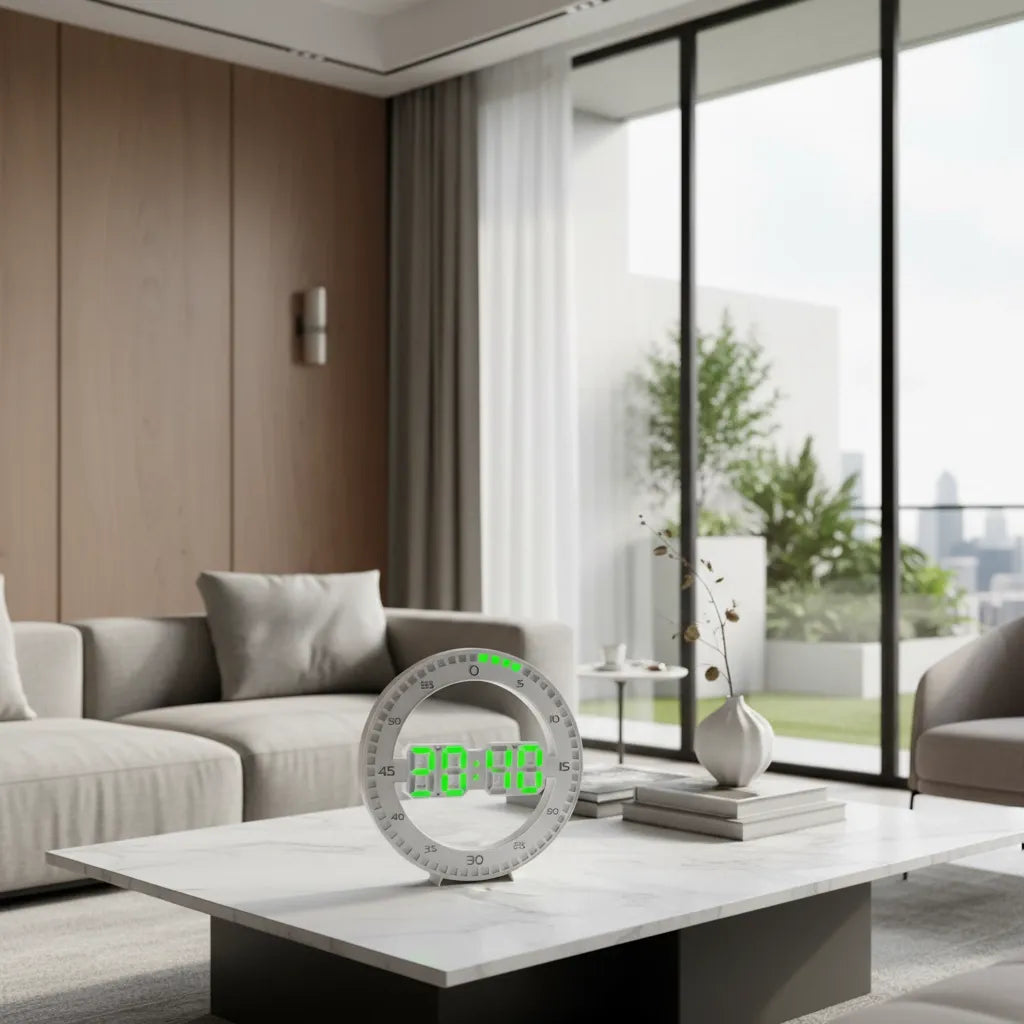 Horloge Murale LED 3D
