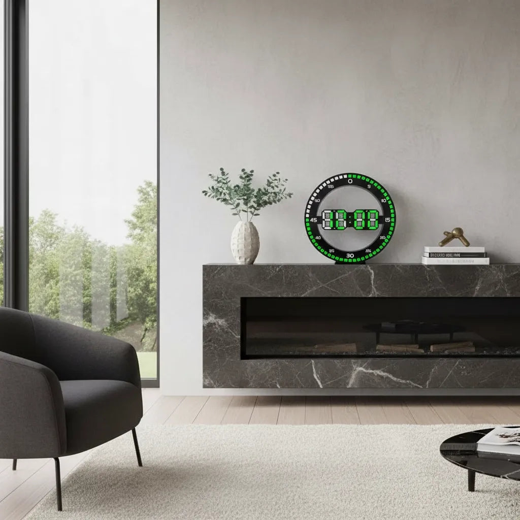 Horloge Murale LED 3D