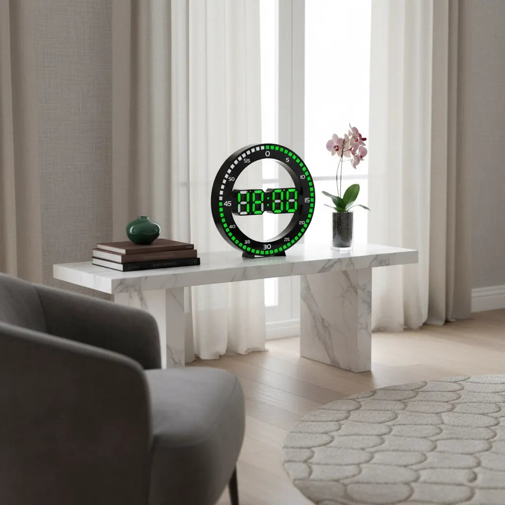 Horloge Murale LED 3D