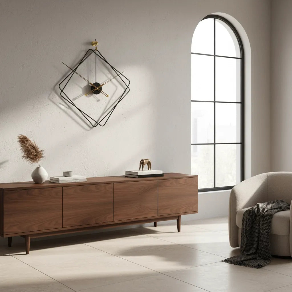 Horloge Murale Losange Design