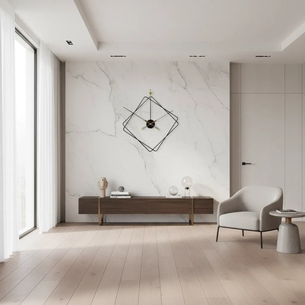 Horloge Murale Losange Design