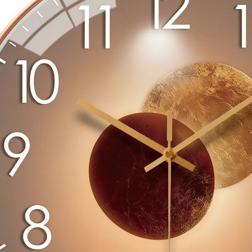 Horloge Murale Lumière et Ombre