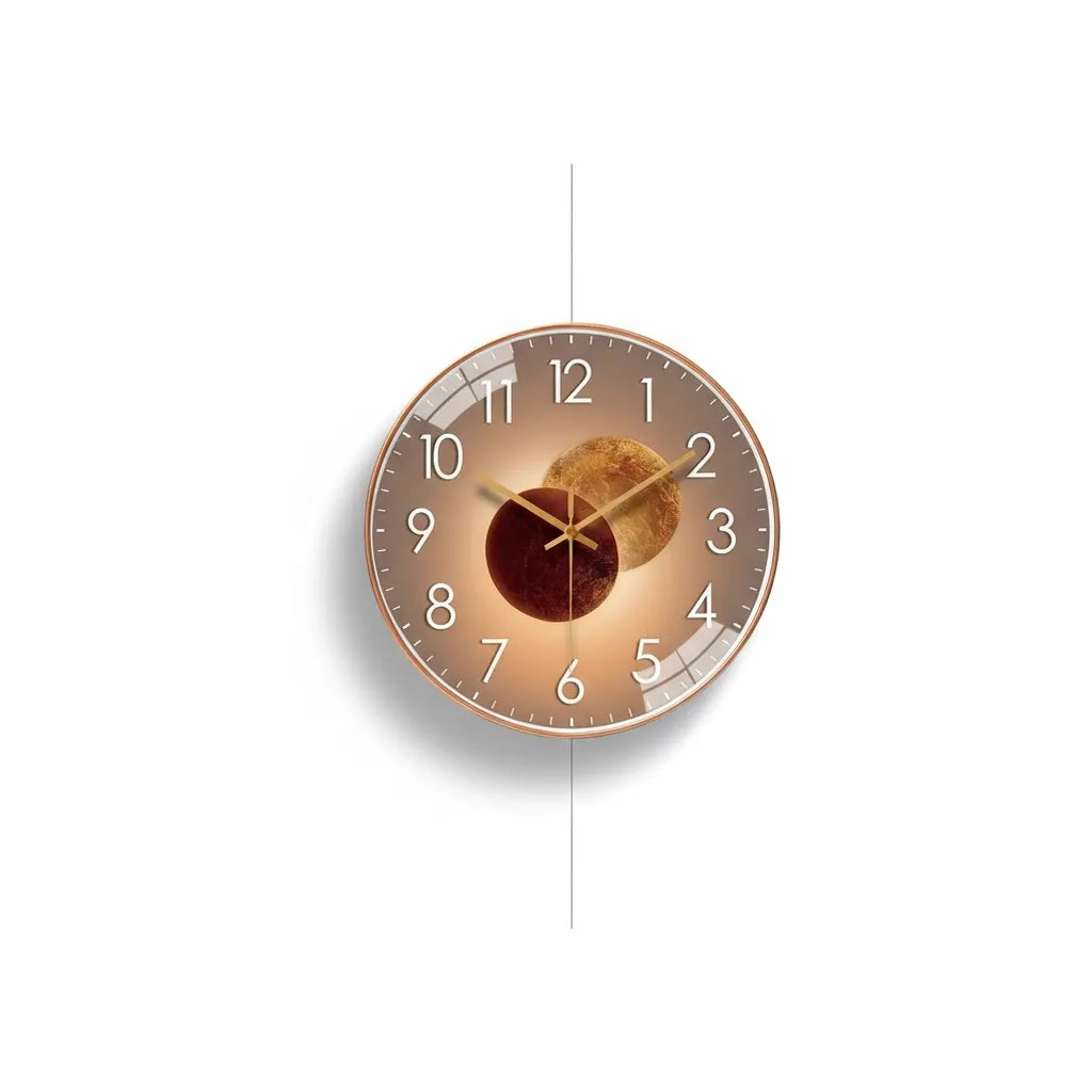 Horloge Murale Lumière et Ombre
